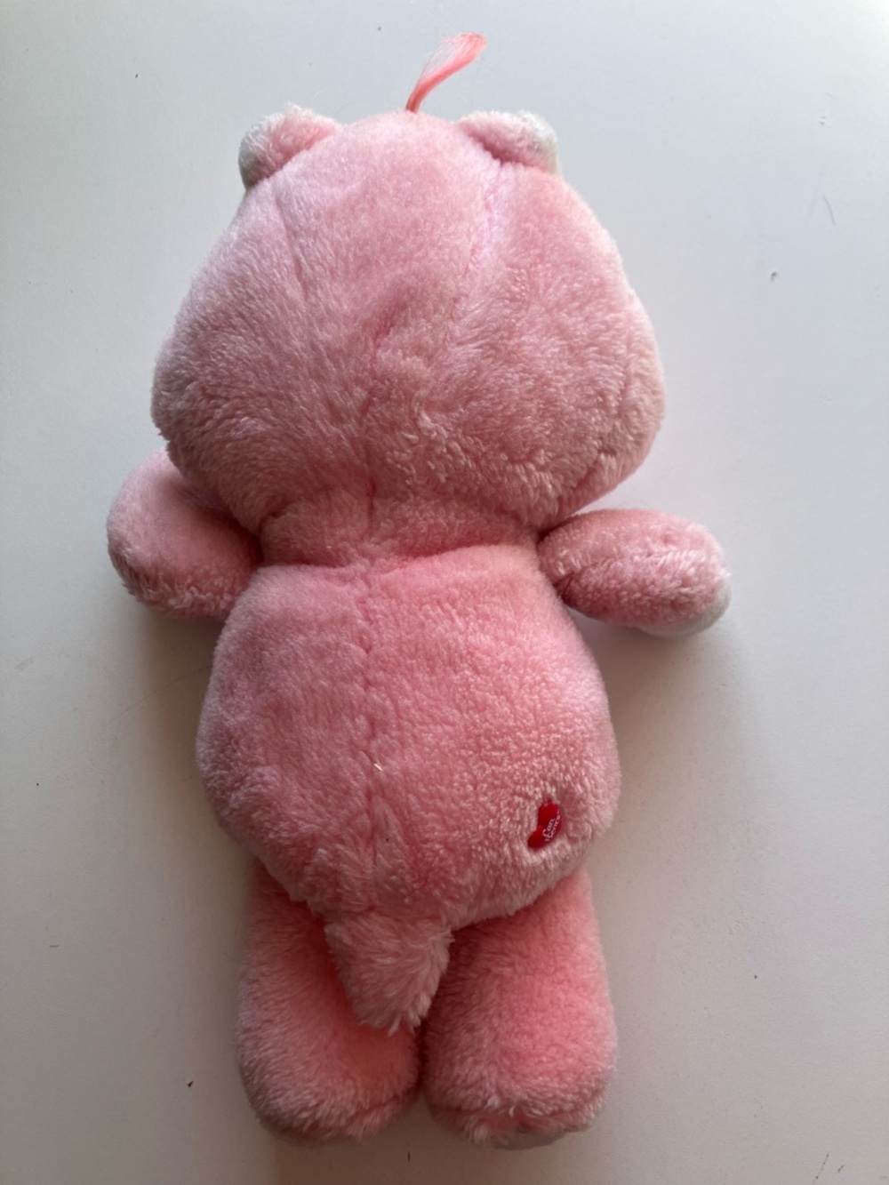 Care Bears Vintage 1983 Love A lot Bear Plush Pink Hearts Kenner Stuffed Toy 13โ - Picture 7 of 9